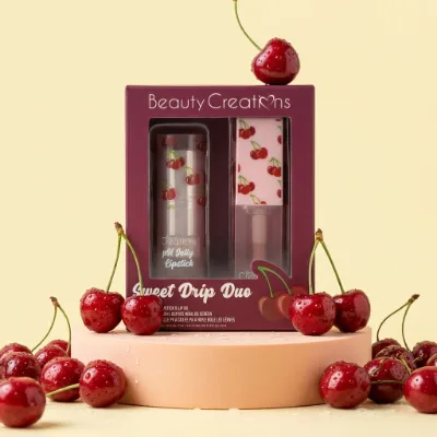 Sweet Drip Duo Cherry Lip Oil & Jelly Lipstick Beauty Creations